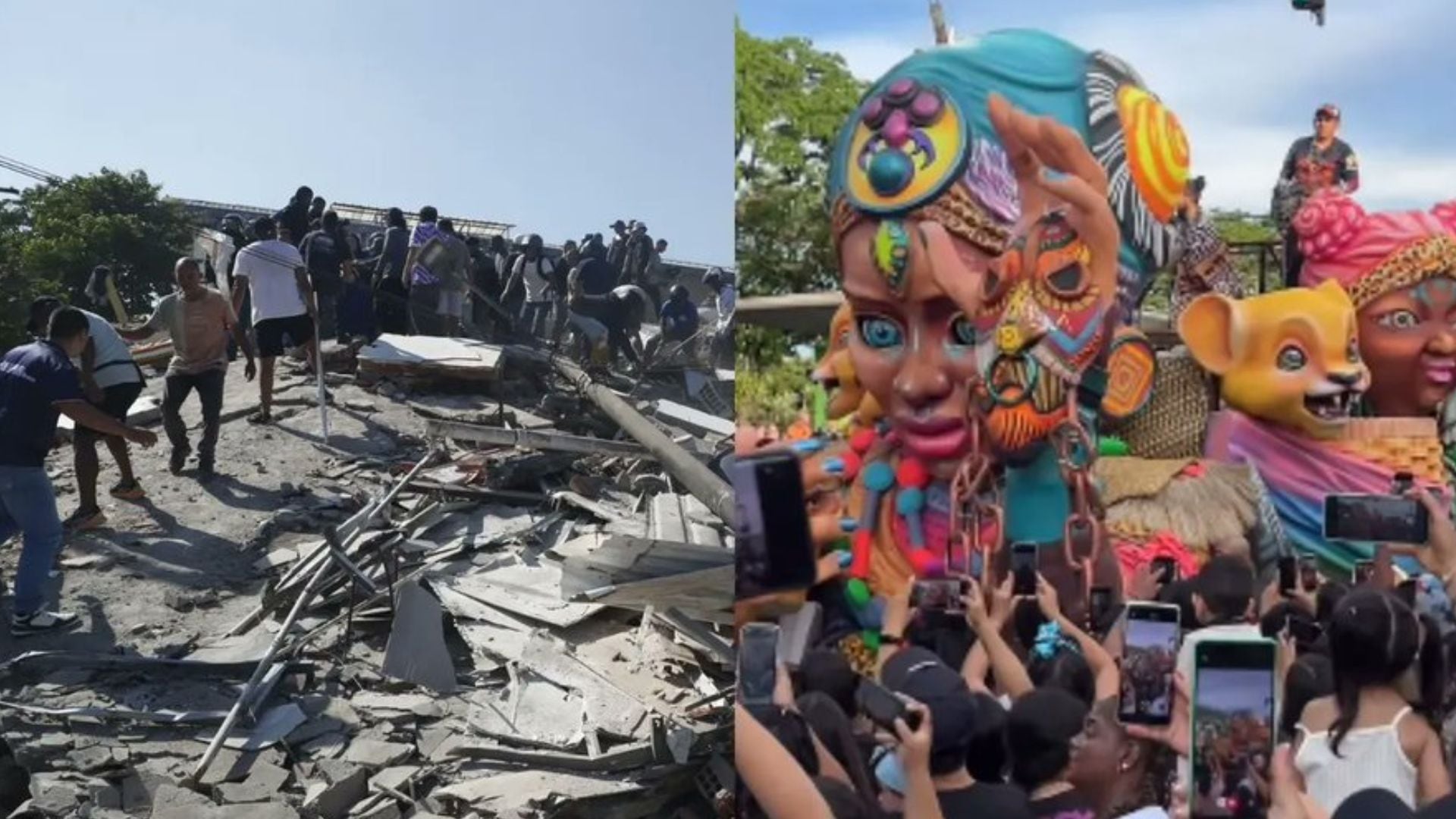 Tras el sismo, la Ciudadela Petronio fue destinada por la Alcaldía como centro de acopio y punto de atención para damnificados y rescatistas.