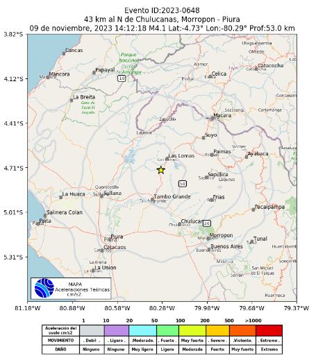 Varios temblores sacudieron Perú en las últimas horas