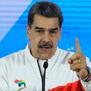 El presidente de Venezuela, Nicolás Maduro, ofrece una conferencia de prensa tras votar en un referendo sobre las reclamaciones venezolanas sobre Esequibo, una región administrada por Guyana, en Caracas, Venezuela, el domingo 3 de diciembre de 2023. (AP Foto/Matias Delacroix)