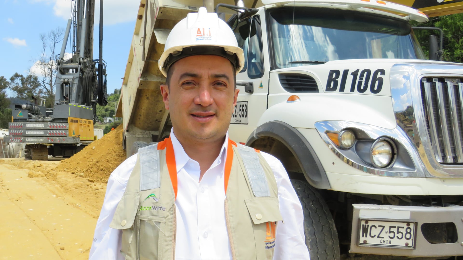 El ingeniero Camilo Cetina G., director de Construcción y Expansión Vial de AcceNorte.