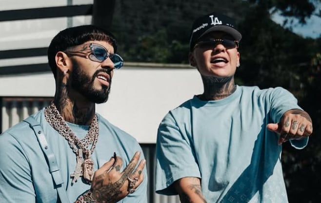 Anuel y Blessd estrenan canción juntos y anuncian gira.