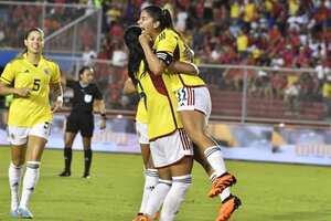 Imagen del partido amistoso entre Panamá y Colombia en Ciudad de Panamá.