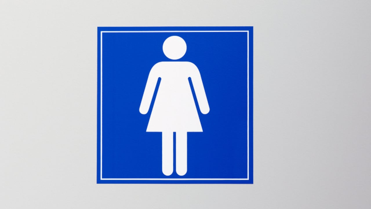 El hombre iba vestido con ropa de mujer y tomó fotos en el baño de mujeres de un centro comercial. Imagen de referencia.