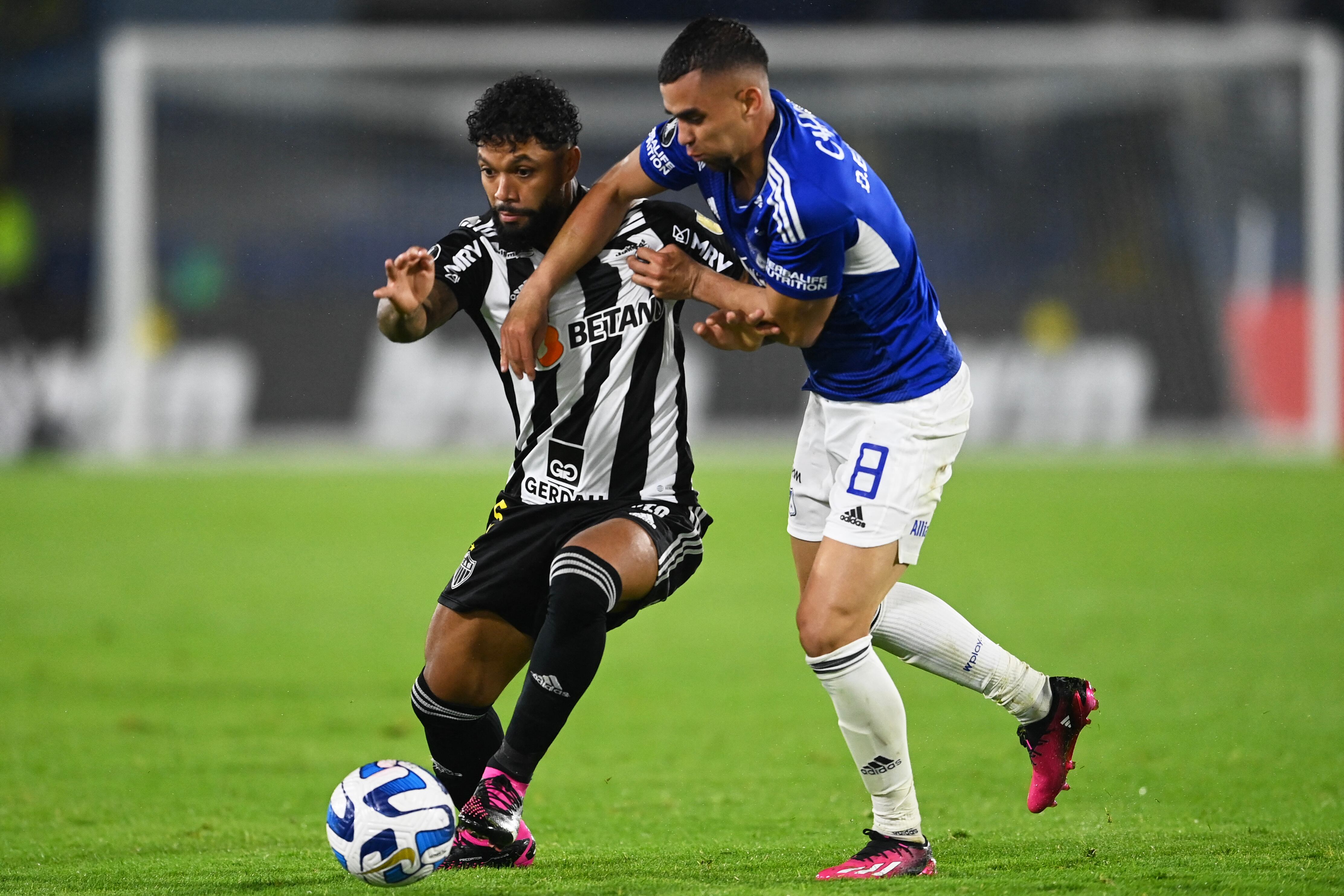 Millonarios y Atlético Mineiro empataron en el partido de ida de la tercera fase de Libertadores. Foto: AFP.