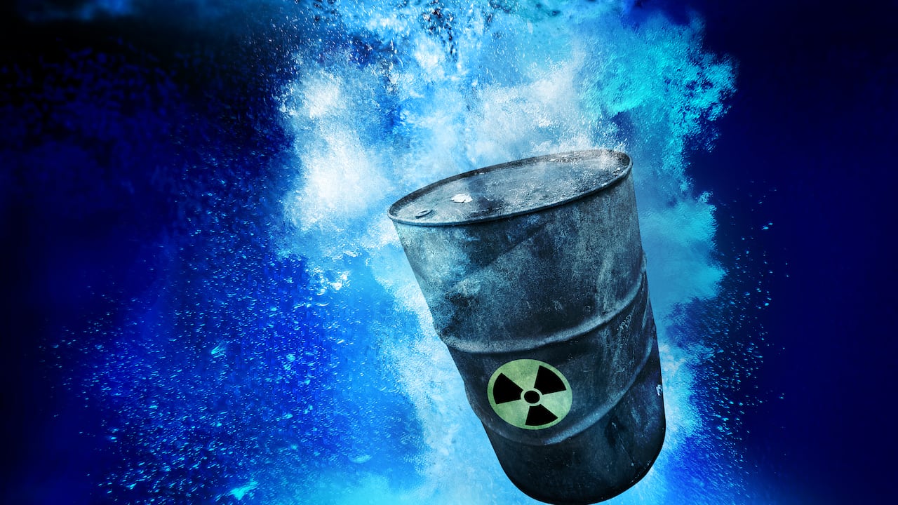 Residuos nucleares sumergidos en el Atlántico.
