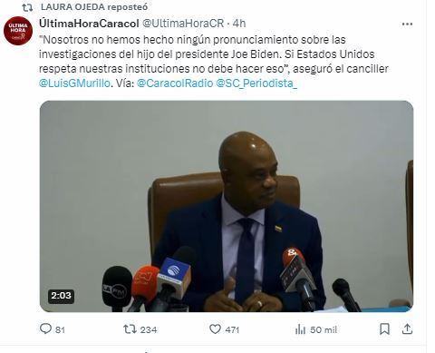 Laura Ojeda defiende a su pareja, Nicolás Petro