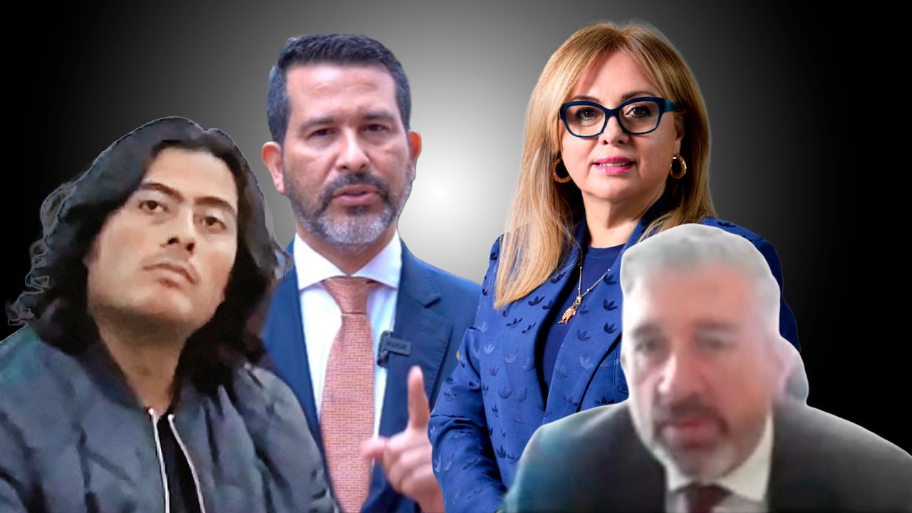 Nicolás Petro, Luis Eduardo Llinas, Liliana Ortiz y Juan Martín Parada.