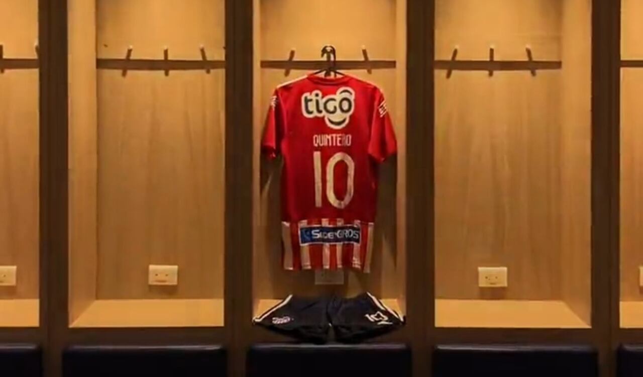 Juan Fernando Quintero portará la acostumbrada '10' en Junior.