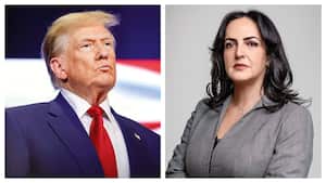 Donald Trump y María Fernanda Cabal.