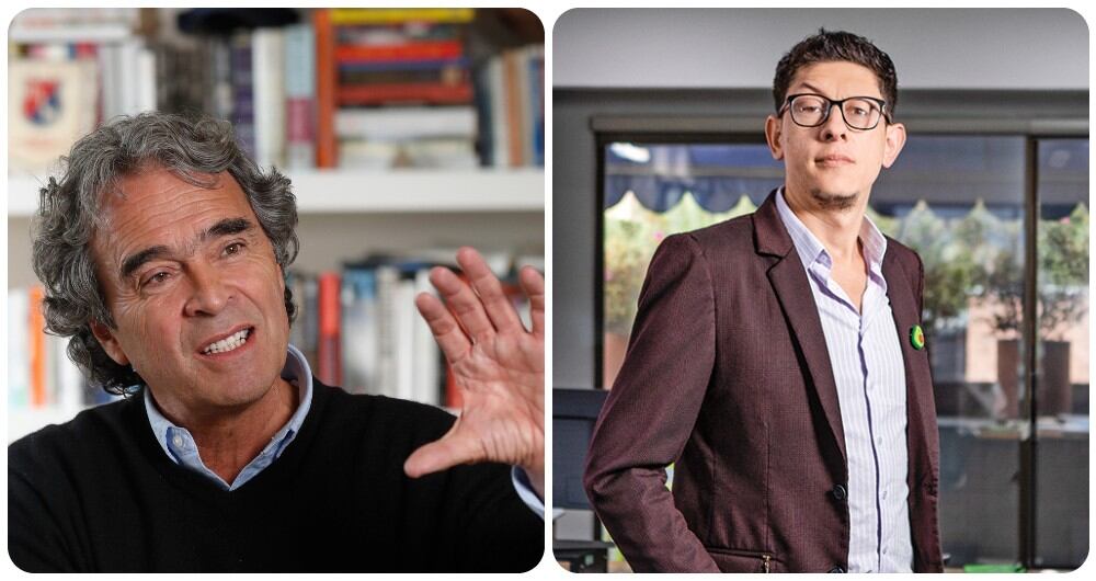 Sergio Fajardo y Daniel Rojas.