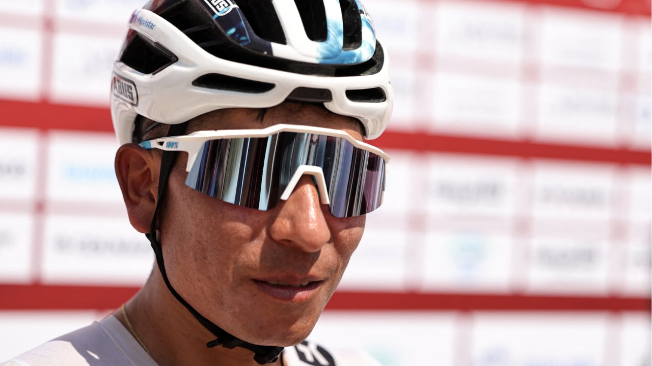 Nairo Quintana, ciclista colombiano del Movistar Team.