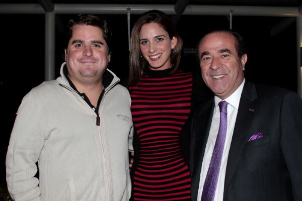 Juan Andrés Brando, Adriana Tarud y Christian Toro.