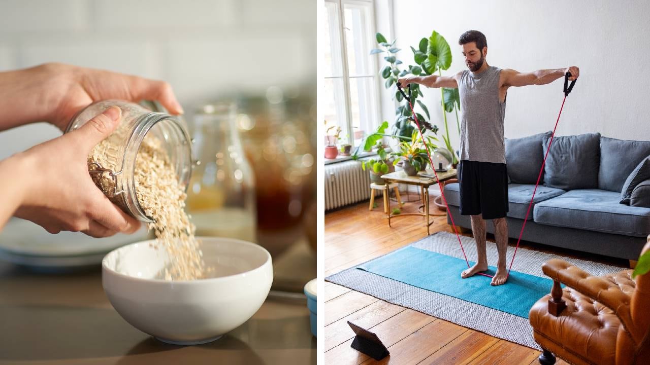 La avena aporta energía de calidad para practicar deporte. Foto: Getty Images. Montaje SEMANA.