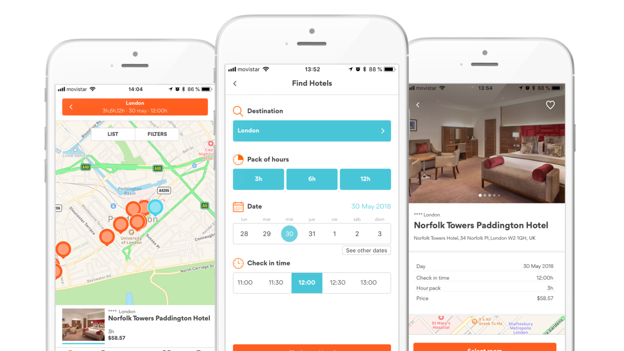 Las reservas en hoteles por horas revelan un aumento en lo corrido del año.