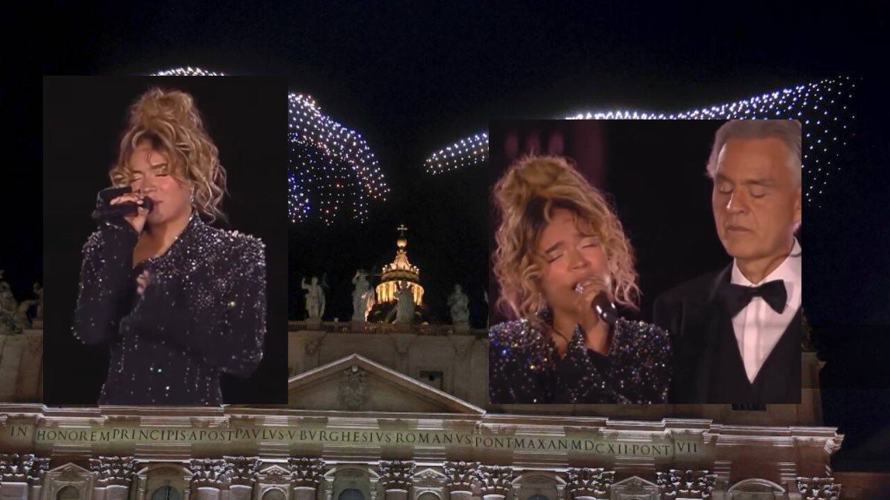 Karol G, presentación de concierto en el Vaticano