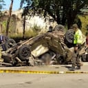 Un accidente en La Guajira dejó cuatro personas muertas y cinco heridos. Foto: cortesía Policía.