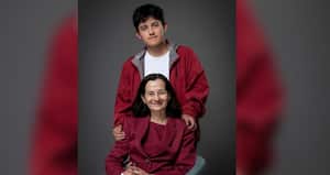 Clara Rojas y su hijo Emmanuel.