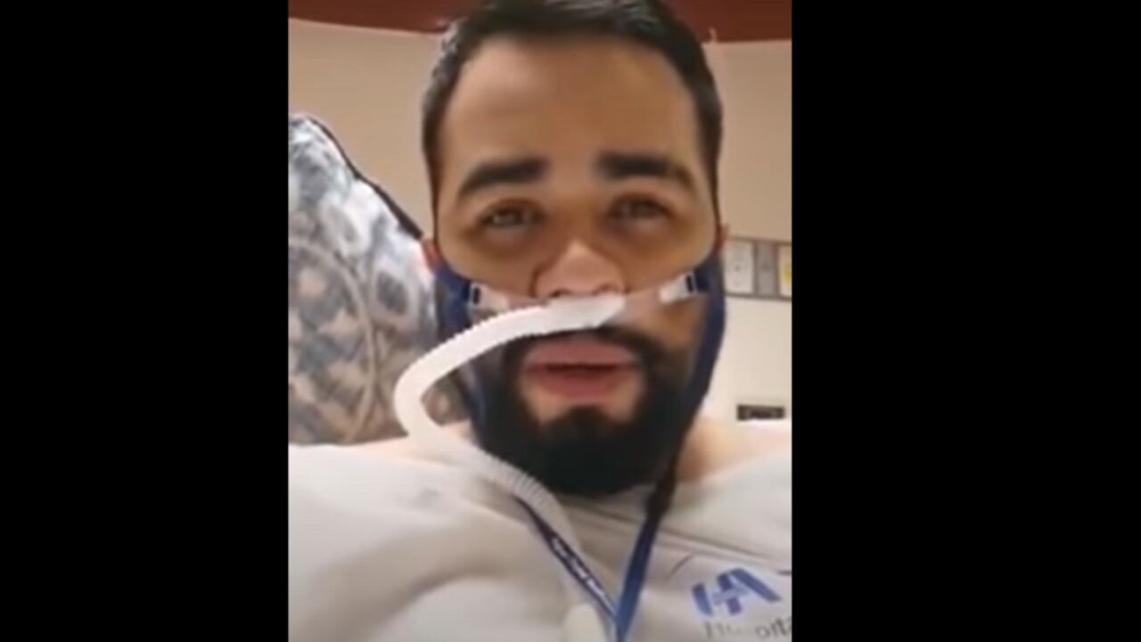 Video: enfermero mexicano deja emotivo mensaje antes de morir de coronavirus