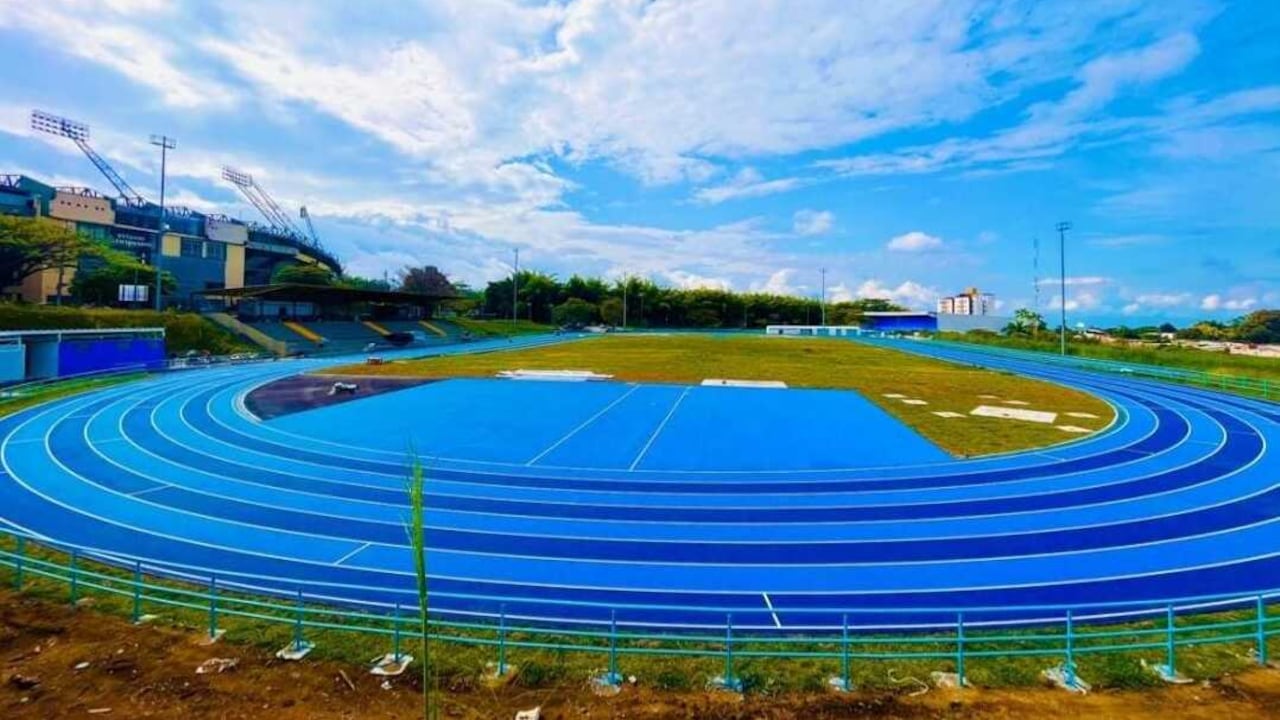 Pista de atletismo.