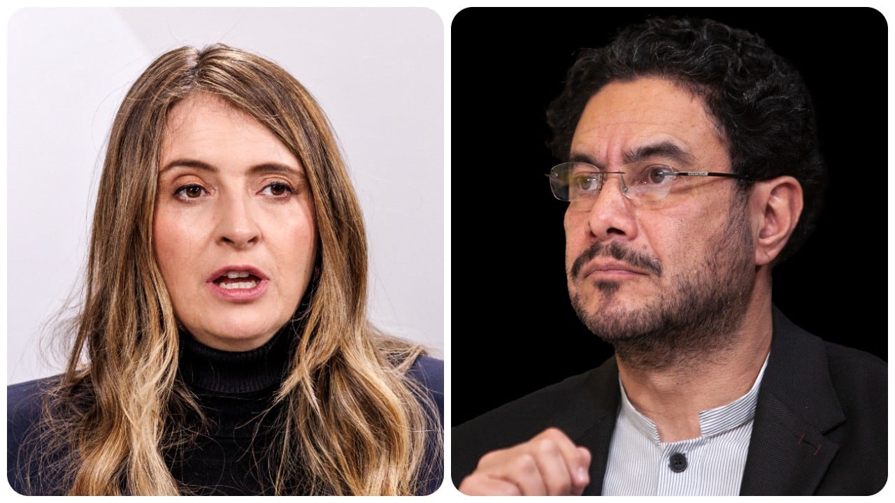 Paloma Valencia e Iván Cepeda
