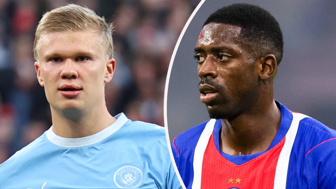Erling Haaland y Ousmane Dembélé medirán fuerzas en el partido Manchester City vs. PSG.