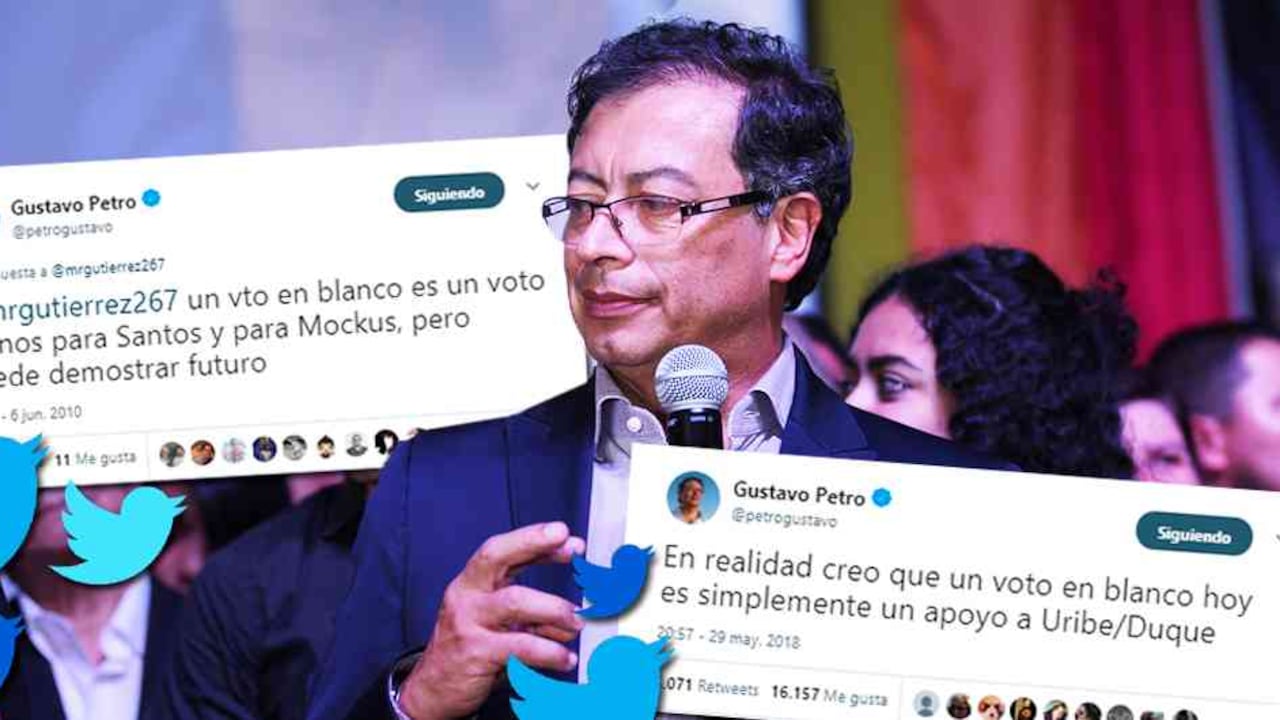 Gustavo Petro en el pasado no perdona: en 2010 apoyó el voto en blanco