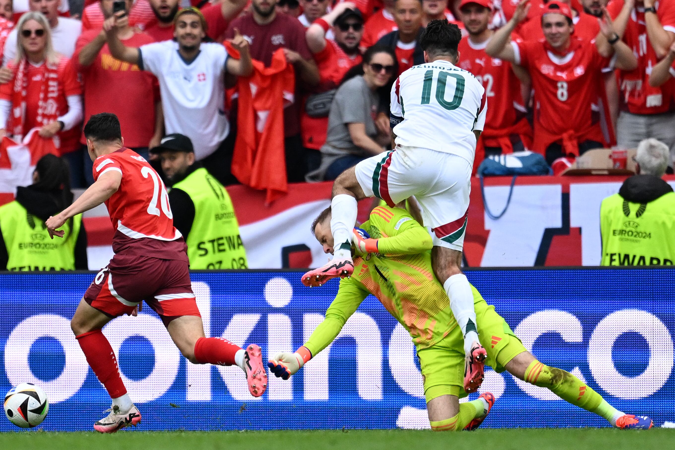 Suiza fue mejor que Hungría en la Euro 2024.