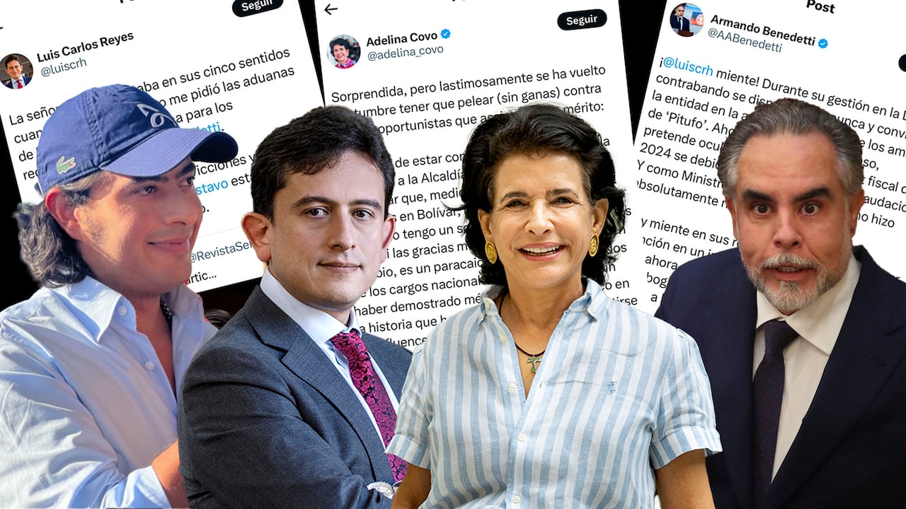 Luis Carlos Reyes, Adelina Covo, Armando Benedetti Twitter