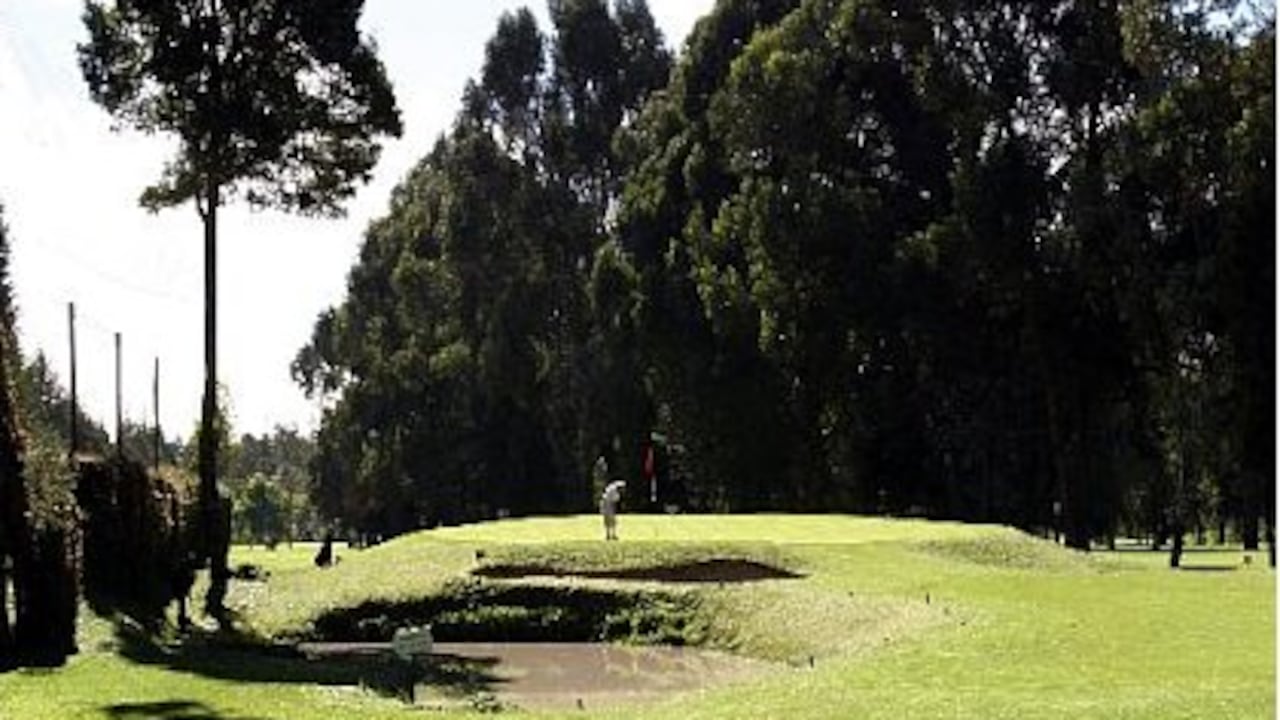 El parque público de La Florida, en Bogotá, tiene un campo público de golf.