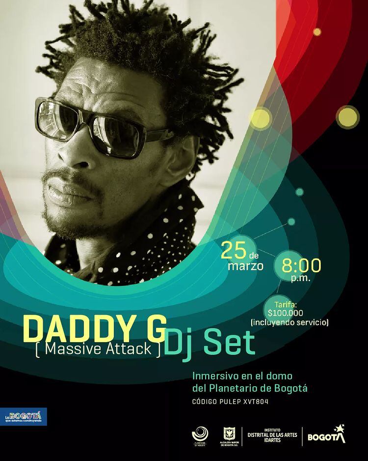 Concierto inmersivo en el Planetario de Bogota: llega el DJ británico Daddy G, miembro de Massive Attack