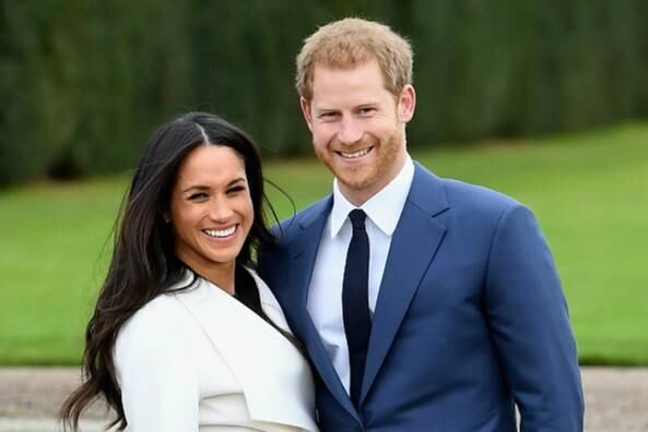 Meghan Markle y el príncipe Harry.