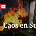 Portal Suba de Transmilenio quedó destruido tras violenta jornada de protestas