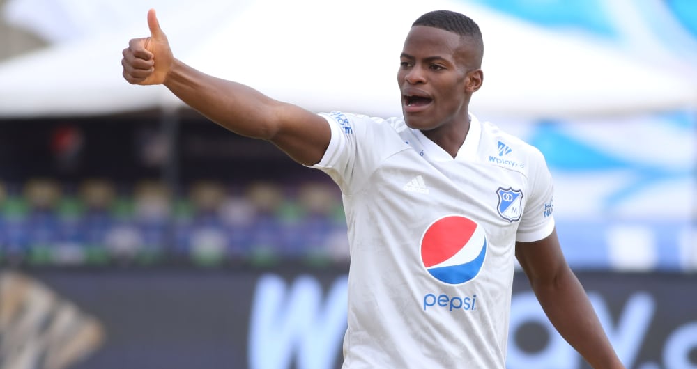 Andrés Román, jugador de Millonarios. Foto: Prensa Dimayor