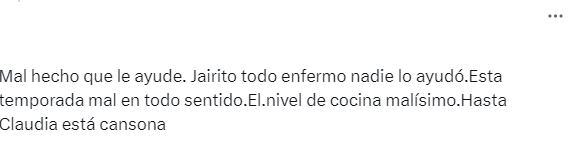 Televidentes hablaron del accidente de Carolina Acevedo en 'MasterChef'