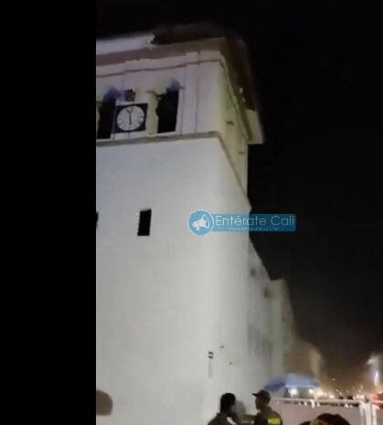 Caída parte Iglesia Popayán , viernes 13 de septiembre