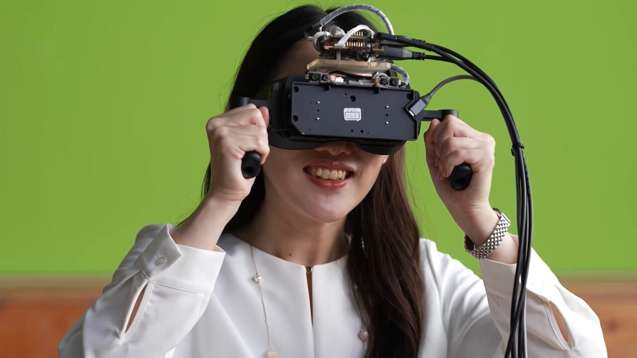 Prototipo de un visor de realidad virtual 8K de Sony.
SONY
08/12/2021