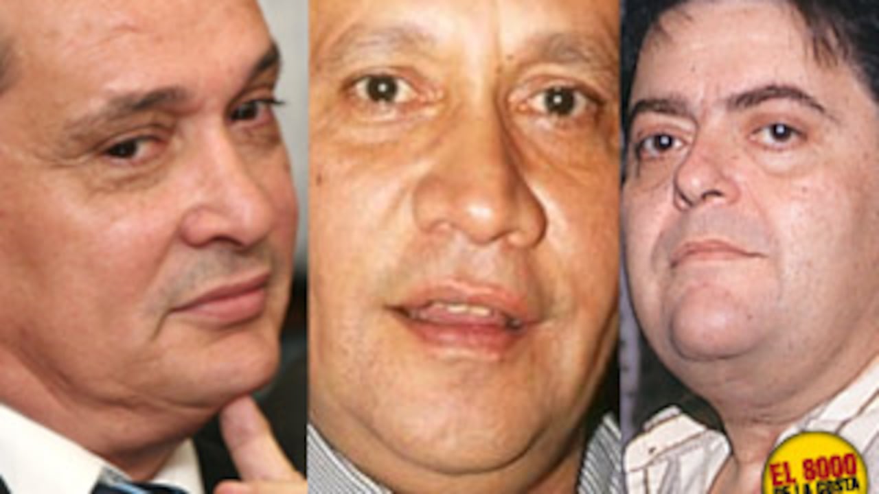 Jairo Enrique Merlano Fernández, Erik Julio Morris Taboada y Álvaro Alfonso García Romero, los tres congresistas que tendrán que responder en indagatoria por sus posibles nexos con grupos paramilitares.