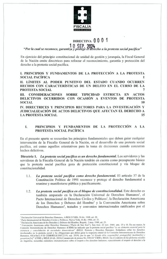 Paro Nacional, Fiscal