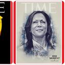 Las portadas de la revista Time de Kamala Harris y Donald Trump