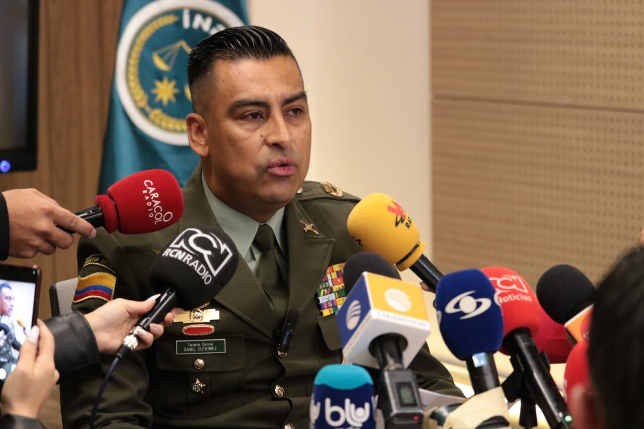 En rueda de prensa, el 19 de abril, el director nacional del Inpec, coronel (r) Daniel Gutiérrez, entregó los resultados obtenidos en la cárcel de Jamundí. Foto Especial para El País.