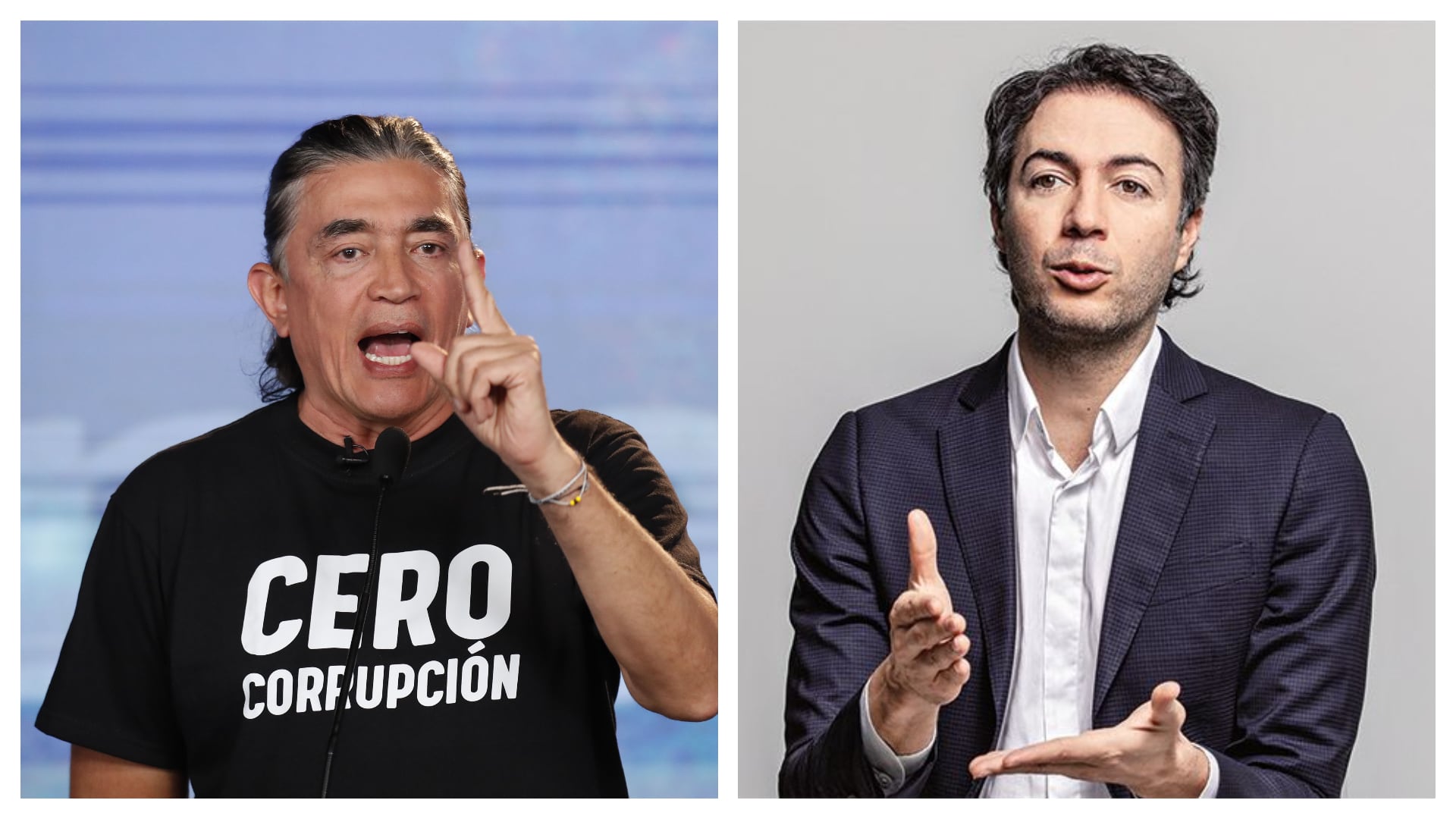 Gustavo Bolívar y Daniel Quintero han discutido fuertemente.