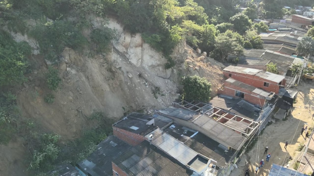 Sitio de la emergencia en Cartagena.