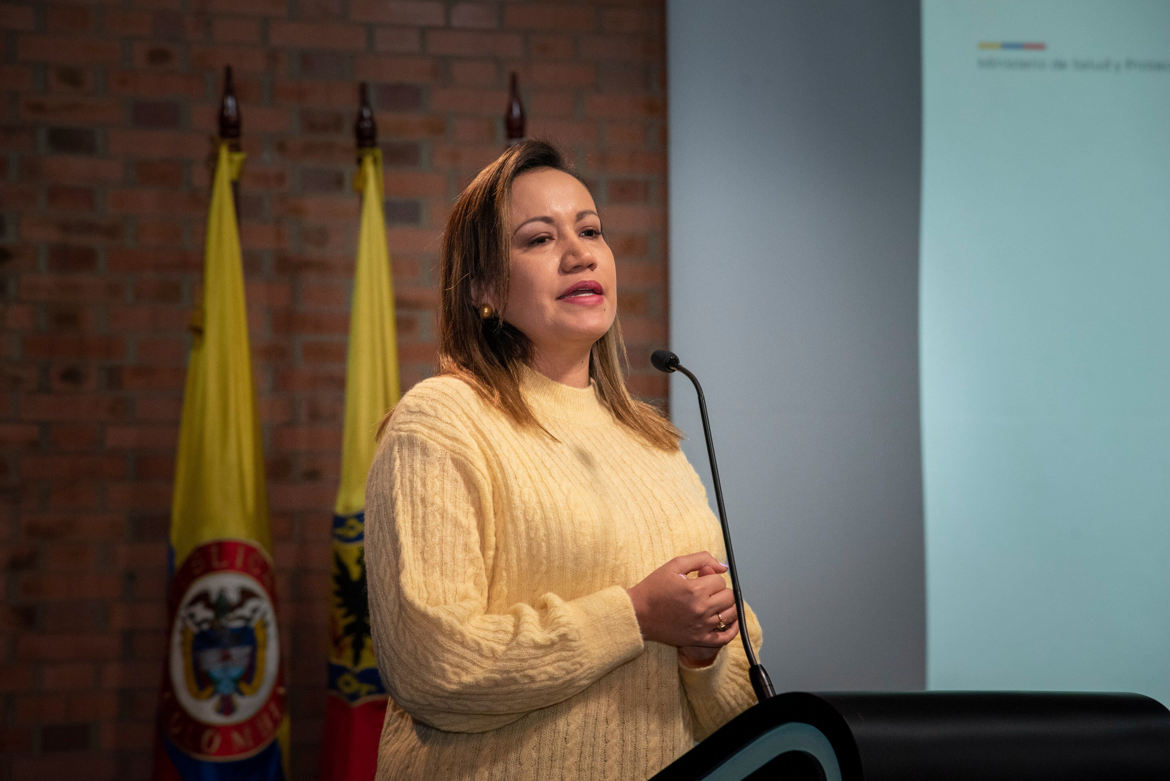 Ministra de Salud y Protección Carolina Corcho.
