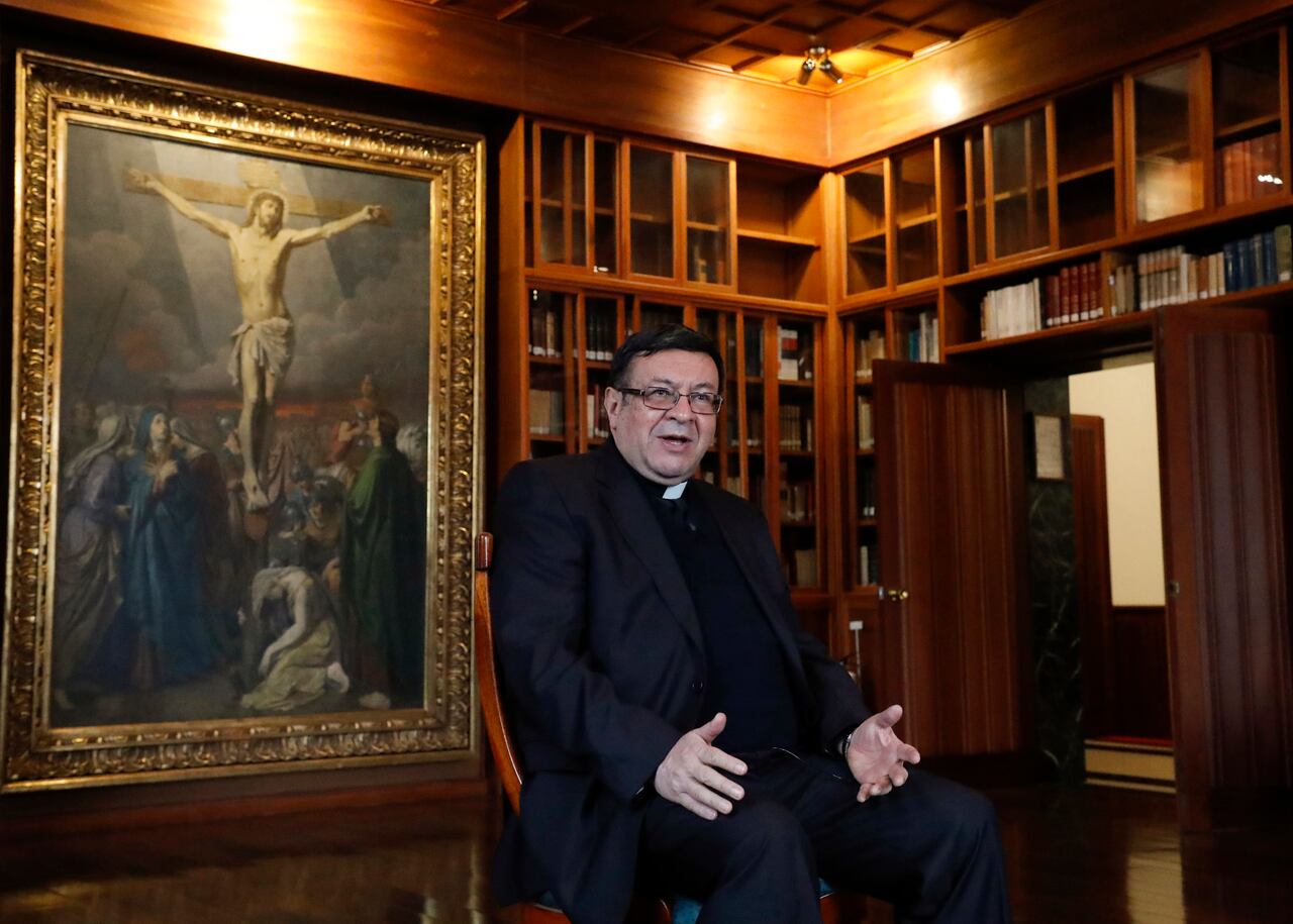 Monseñor Rafael Cotrino Badillo, vicario general de la arquidiócesis de Bogotá y parroco en la iglesia de Santa Marta
Bogota marzo 24 del 2021
Foto Guillermo Torres Reina / Semana