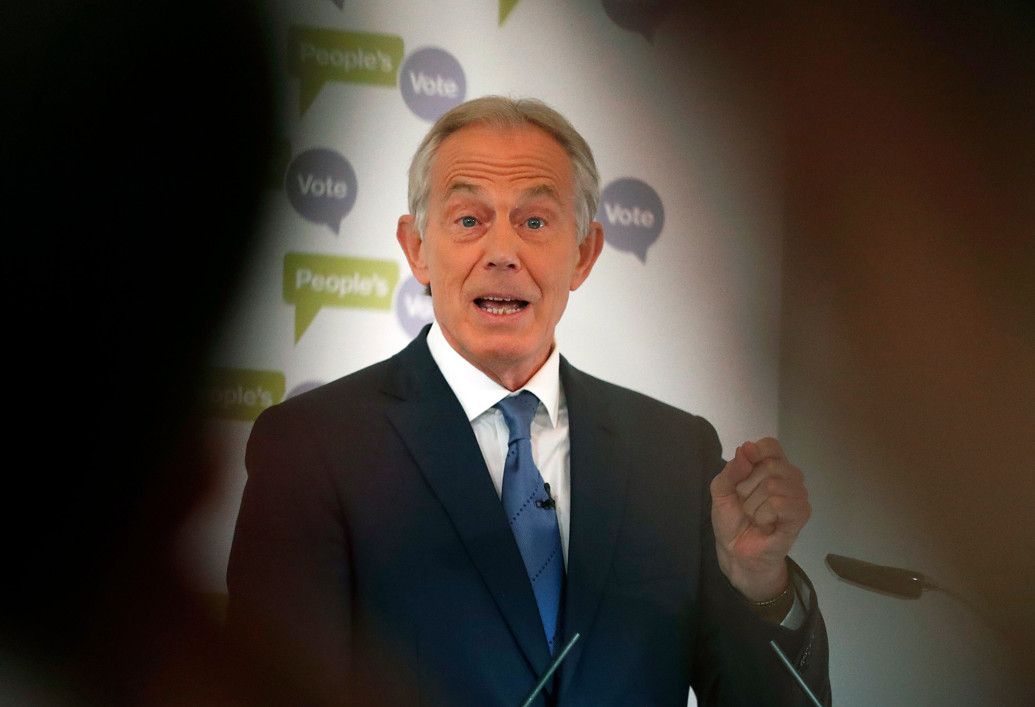 Ex primer ministro británico Tony Blair