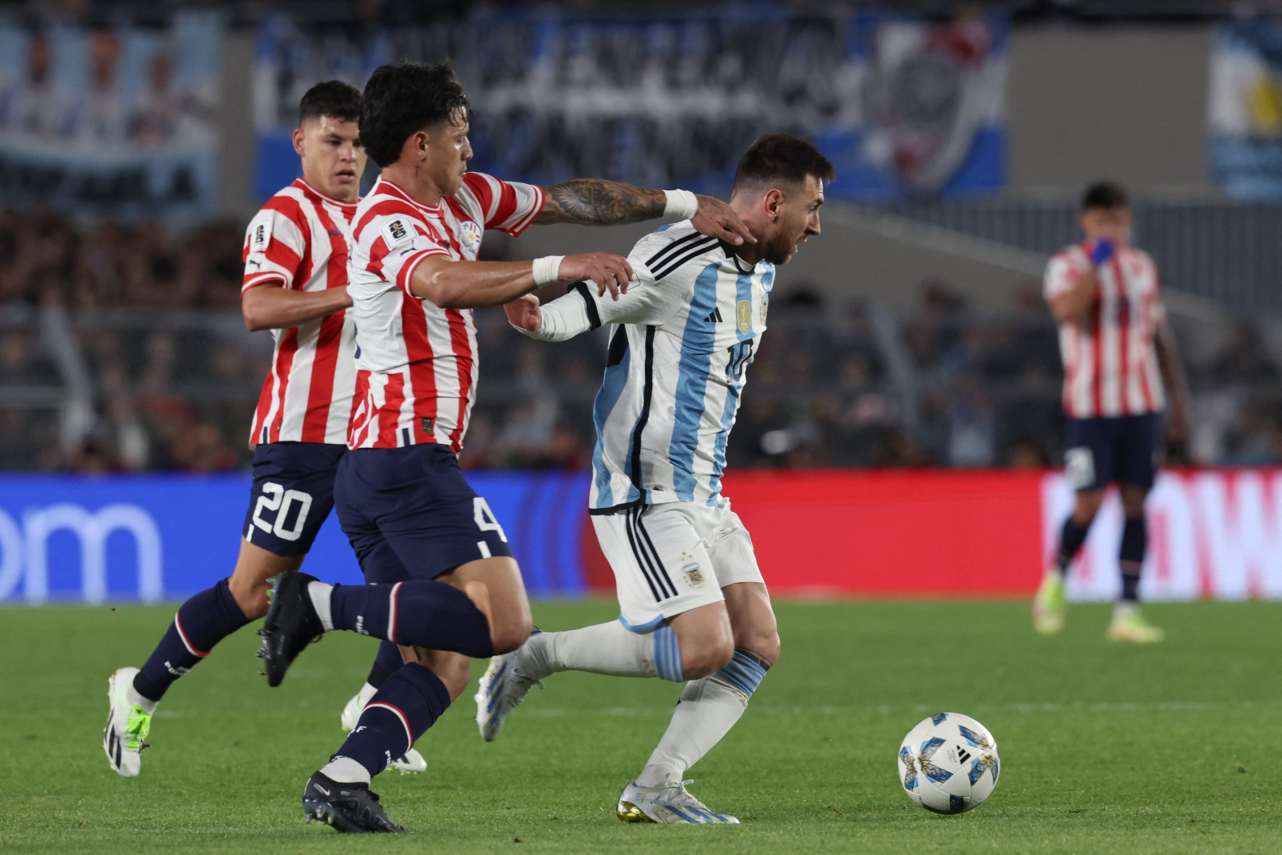 Partido Argentina  vs. paraguay Eliminatorias 2026.