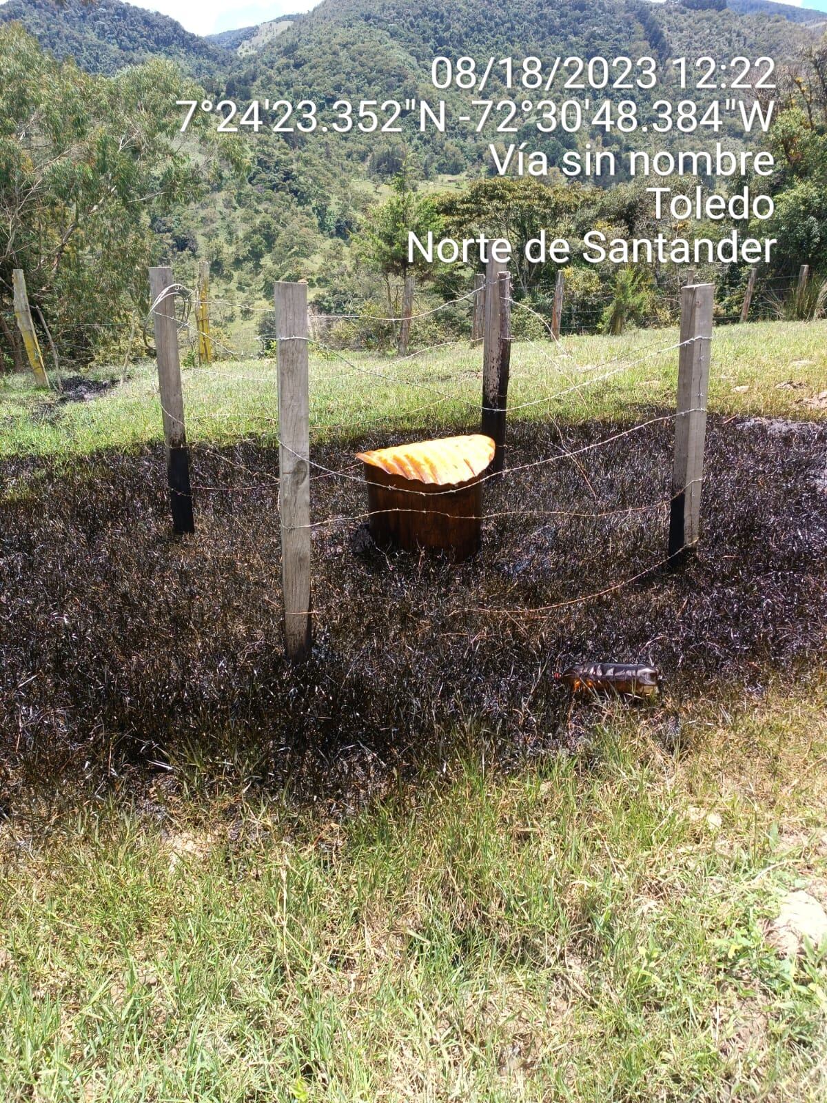 Las autoridades se encuentran en la zona afectada.