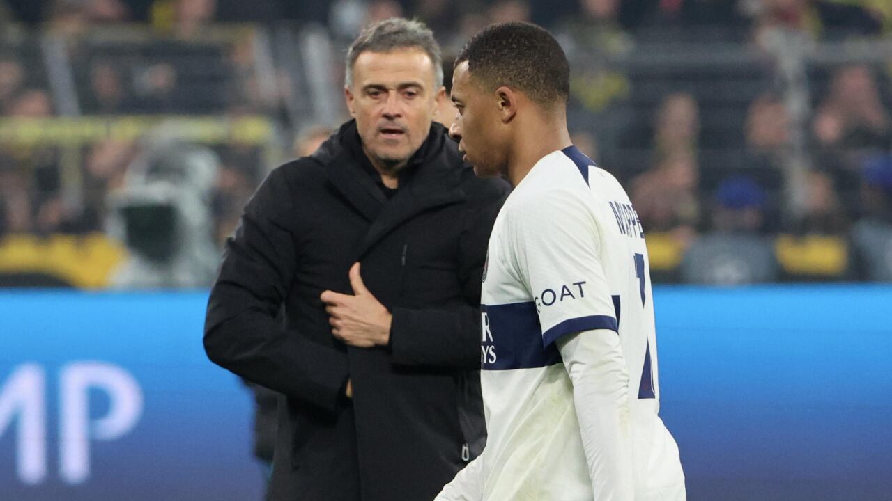 Kylian Mbappé ha mostrado su descontento por las decisiones de Luis Enrique