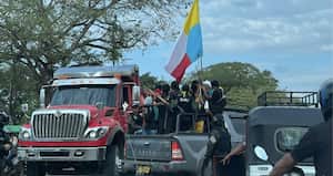 Bloqueos en Puerto Gaitán, Meta.