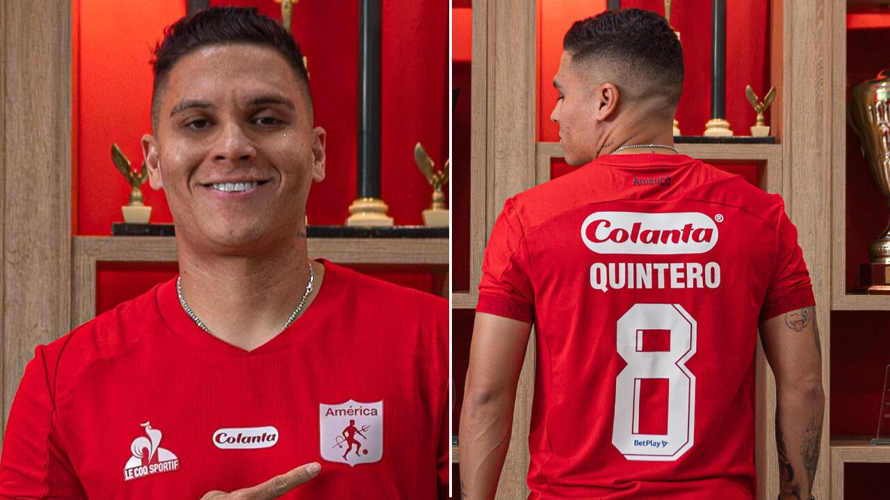 Juan Fernando Quintero, volante antioqueño del América de Cali